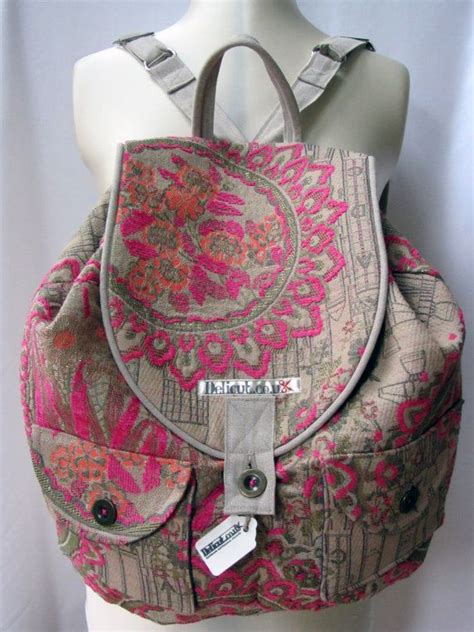 Designer Fabric Backpack By Alisonsdelicut On Etsy 13400 Backpacks
