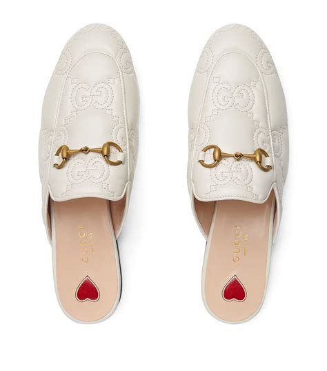 Gucci Leather Princetown Slippers Harrods Fr