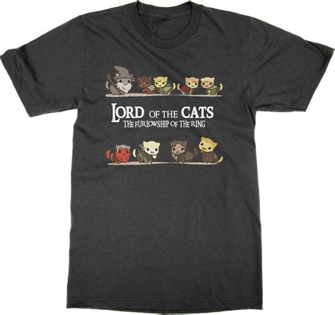 Lord Of The Cats The Furlowship Of The Ring T Shirt