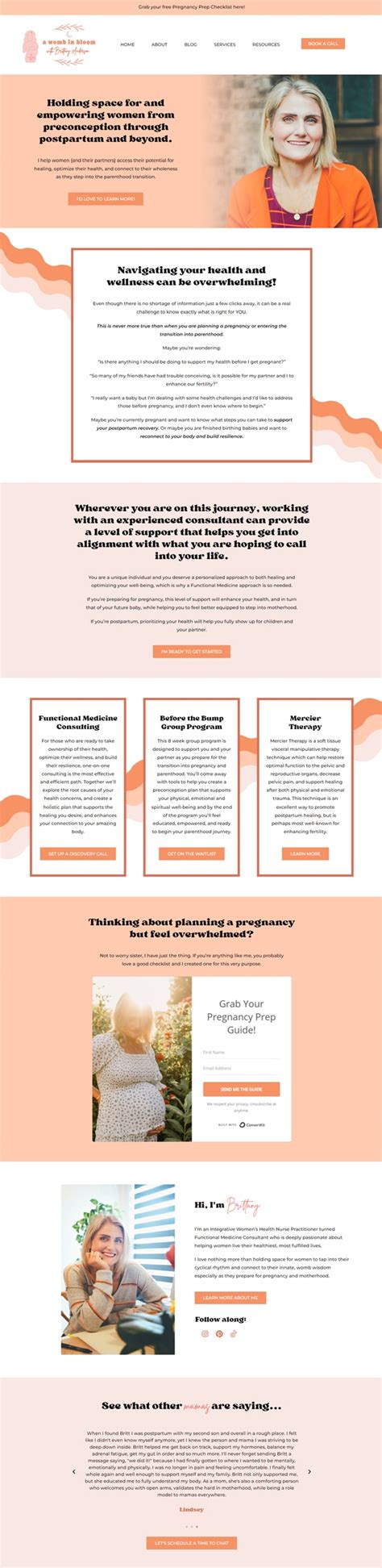 Website Case Study Brittany Anderson Arianna Vernier Design