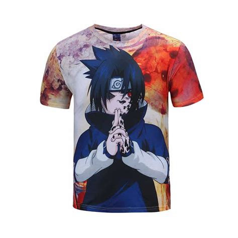 Naruto Sasuke Uchiha Cursed Mark Tshirt For Sale