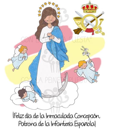 ¡feliz Día De La Inmaculada Concepción Patrona De La Infantería