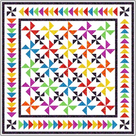 Confetti Pre Cut Quilt Kit All Sizes By Quilt Addicts Etsy