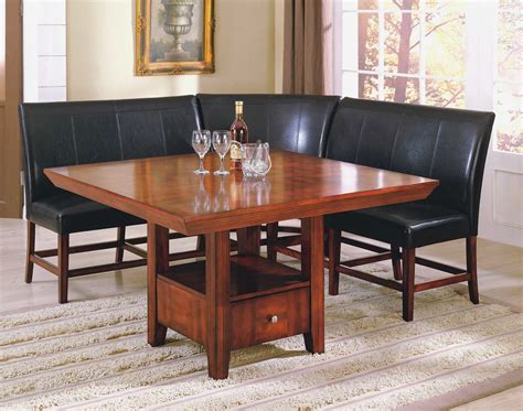 Enjoy Breakfast With Corner Booth Dining Set Randolph Indoor And