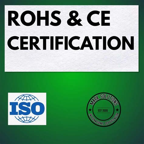 Rohs Compliant And Ce Certification Service At Rs 4500certificate In