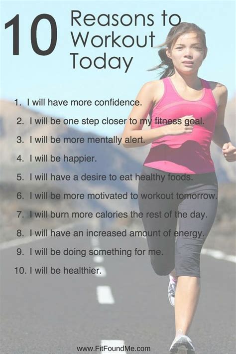 10 Reasons To Workout Today Pretty Designs