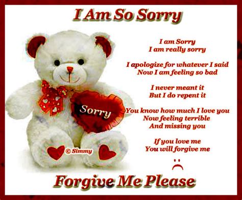 I'm sorry i love you ep. So Sorry... Free I Am Sorry eCards, Greeting Cards | 123 ...
