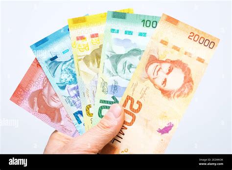 Dinero De Costa Rica Colones Todos Los Billetes Se Fanfed Hacia Fuera