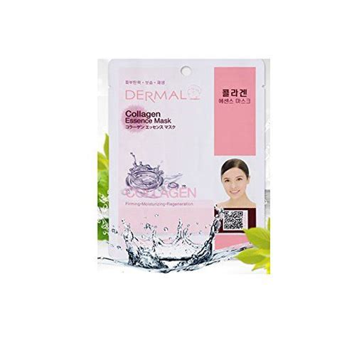dermal korea collagen essence full face facial mask sheet collagen 10 pack learn more by