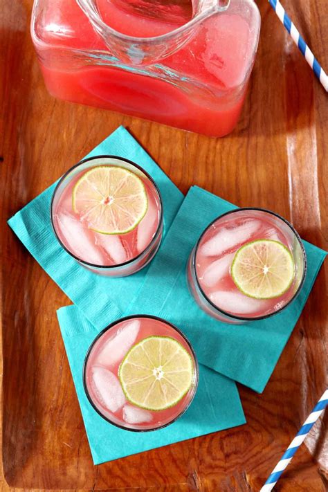 Spiked Watermelon Limeade Is The Pitcher Drink Of Our Dreams Featuring