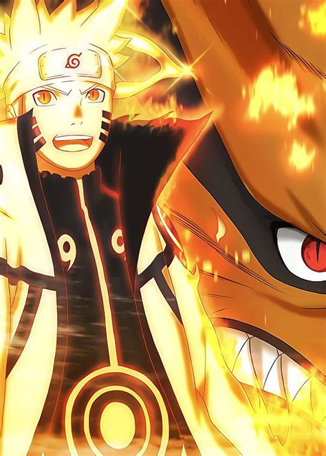 Naruto And Kurama For Iphone And Android Kurama Chakra Hd Wallpaper