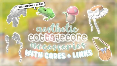 Roblox Cottagecorespring Accessories With Codes Links Youtube