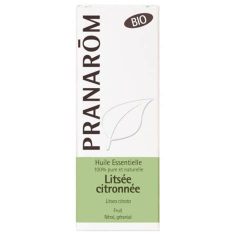 PranarÔm Huile Essentielle Litsée Citronnée Bio 10ml Pharmacie