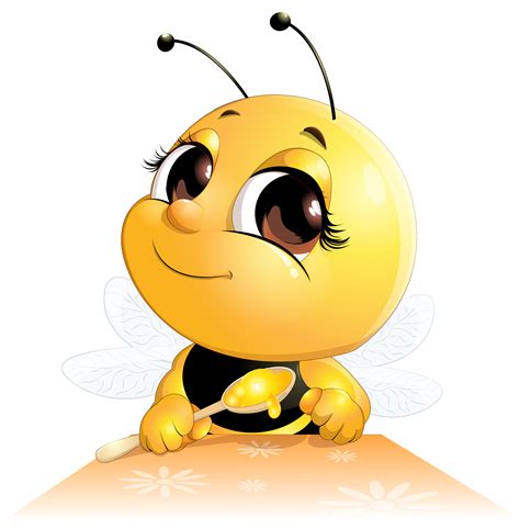 Download Honey Bee Png Bumble Bee Cartoon Png Full Size Png Image