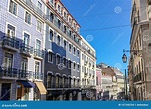 View To the Bairro Alto District in the Historic Center of Lisbon ...