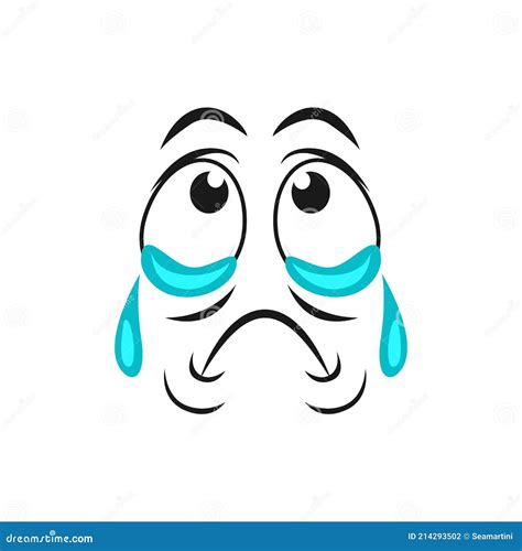 Cartoon Crying Face Stock Illustrations 8366 Cartoon Crying Face
