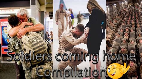Soldiers Coming Home Compilation Youtube