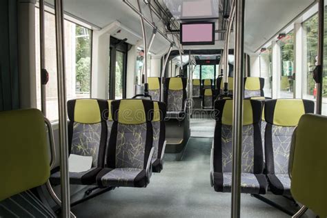 Empty Bus Interior Stock Image Image Of Drive Indoor 59838135