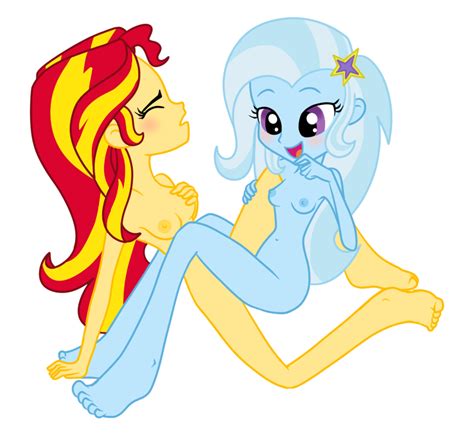 Rule 34 Breasts Duo Equestria Girls Female Friendship Is Magic Human