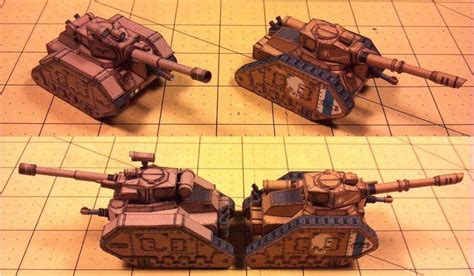 Warhammer 40k Leman Russ Dual Build By Dented Rick On Deviantart