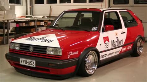 Marlboro Racing Livery For Mk2 Golf Gti Partial Wrap Decals