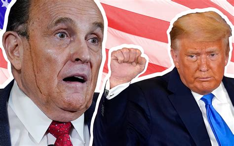 Rudy Giuliani Trump Was Unsettled By Rudy Giuliani S Dripping Hair Dye Book Capitol As An