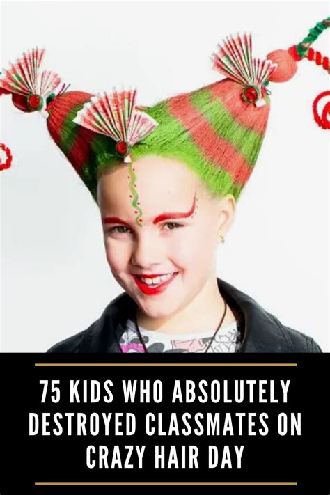 75 Kids Who Absolutely Destroyed Classmates On Crazy Hair Day Kids