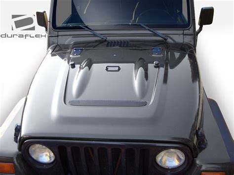 Jeep Wrangler Heat Reduction Duraflex Body Kit Hood 1997 2006
