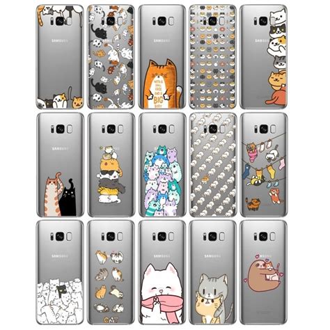 Cute Cat Soft Case For Samsung Galaxy Samsung Galaxy Galaxy Samsung