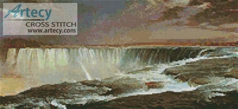 Niagara falls cross stitch patterns. Artecy Cross Stitch. Niagara Falls Cross Stitch Pattern to ...