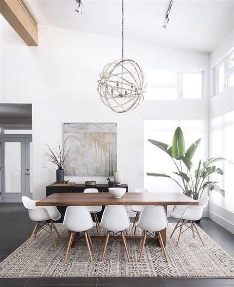 Get The Look Neutral Minimal Dining Room Dining Room Small