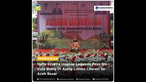 Lomba Bercerita Tingkat Sd Mi Se Aceh Besar Nafla Syakira Youtube