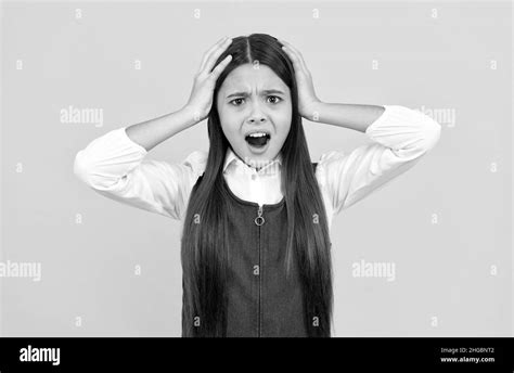 Shocked Teenage Girl Surprised Black And White Stock Photos And Images