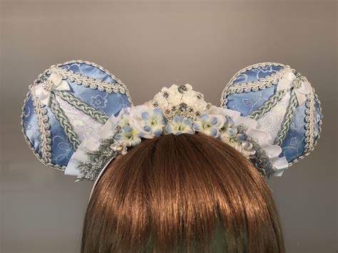Cinderella Minnie Mickey Ears Headband Disney Inspired Princess