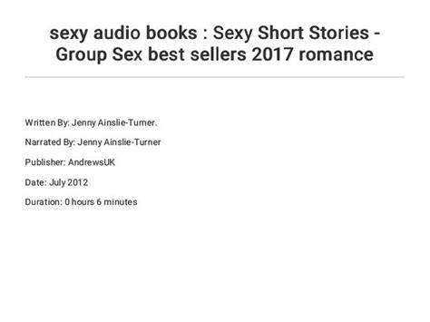 sexy audio books sexy short stories group sex best sellers 2017 romance