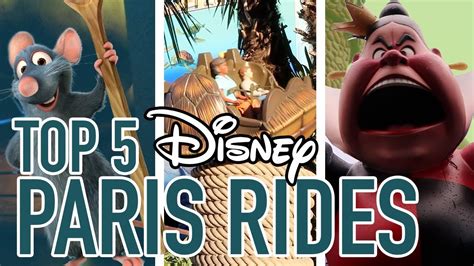 Top 5 Rides Only At Disneyland Paris Youtube