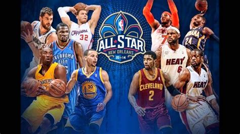 Nba 2014 All Star Game Starters East And West Youtube