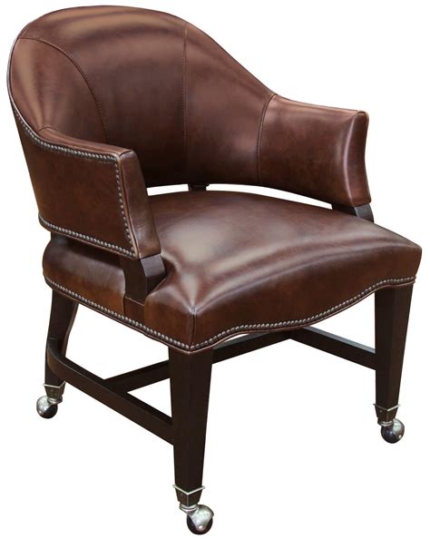 Hooker Furniture Game Chairs GC100-086 Leather Game Chair with Swivel