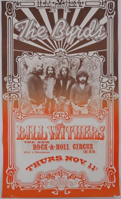 205 1971 Byrds Concert Poster Portland Oregon Oct 12 2011 Paige