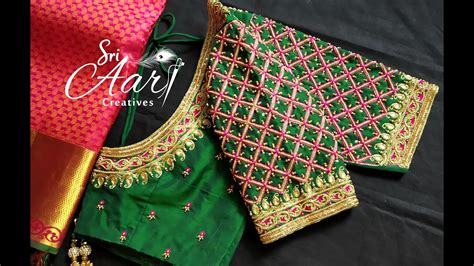 Aari Work Bridal Blouse Designs From Sri Aari Creatives Sri Aari