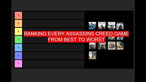 Assassin S Creed Tier List YouTube