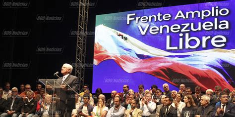 The party lost nearly 10,000 votes from the radical left, and mujica became the presidential candidate with the support of the communist party, promising to move a second frente amplio government further left than the current one. Frente Amplio Venezuela Libre convoca movilizaciones desde ...