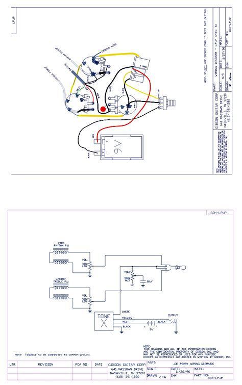 Gibson ace frehley les paul signature (3 pick up) |.pdf. Image Wiring Diagram For Electric Guitar Schematics Rh Archive Gibson Com Gibson Electric ...