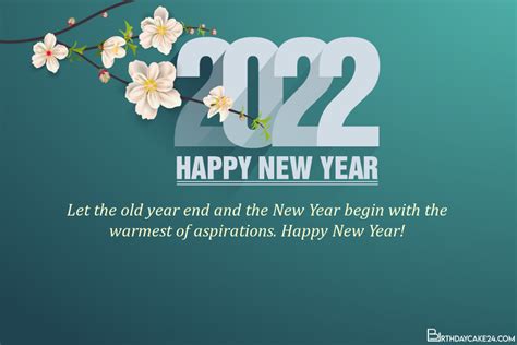 Happy New Year 2022 Greetings Card With Name Wishes