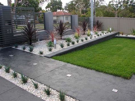 Simple Modern Front Yard Landscaping Ideas Decoredo