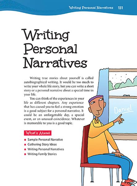Narration is simply telling a story. 18 Writing Personal Narratives | Thoughtful Learning K-12
