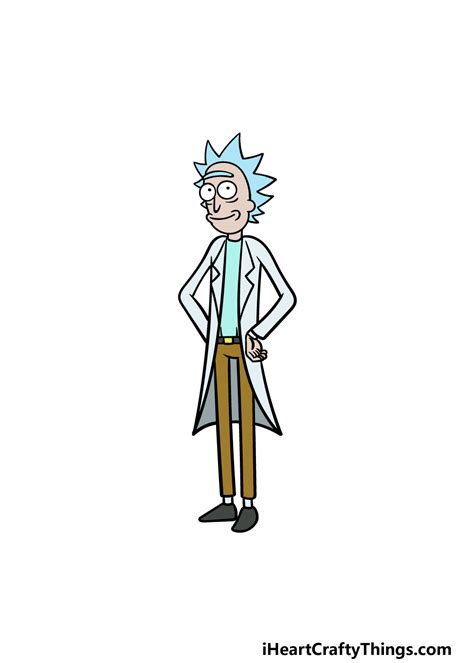 Rick Drawing How To Draw Rick Step By Step 2022
