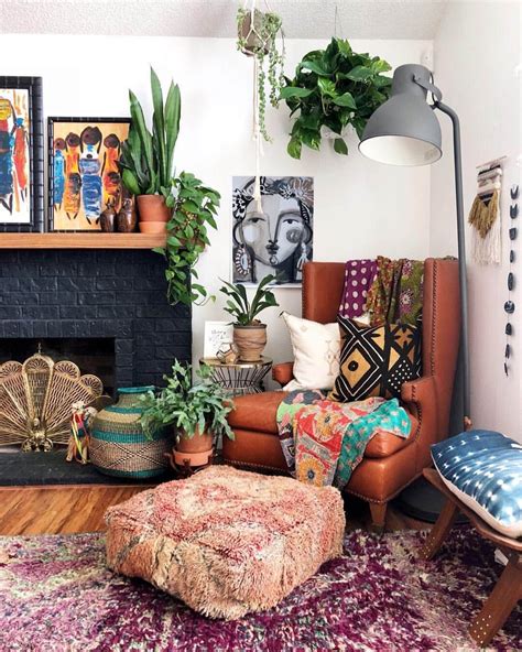 Motivating Bohemian Decorating Ideas For Living Room Bohemian Living
