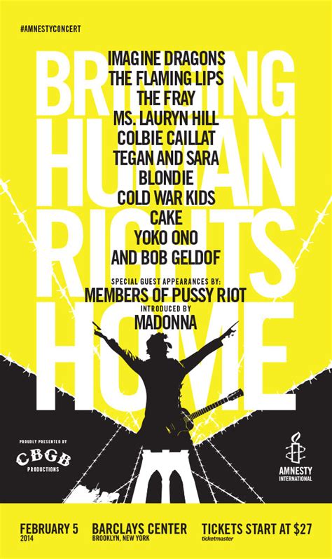 Madonna News Madonna To Introduce The Pussy Riot At Amnesty International Concert February 5th