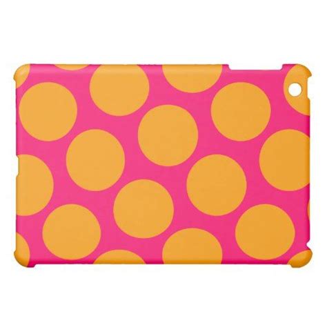Pink And Orange Polka Dots Ipad Mini Cases Ipad Mini Cases Ipad Mini